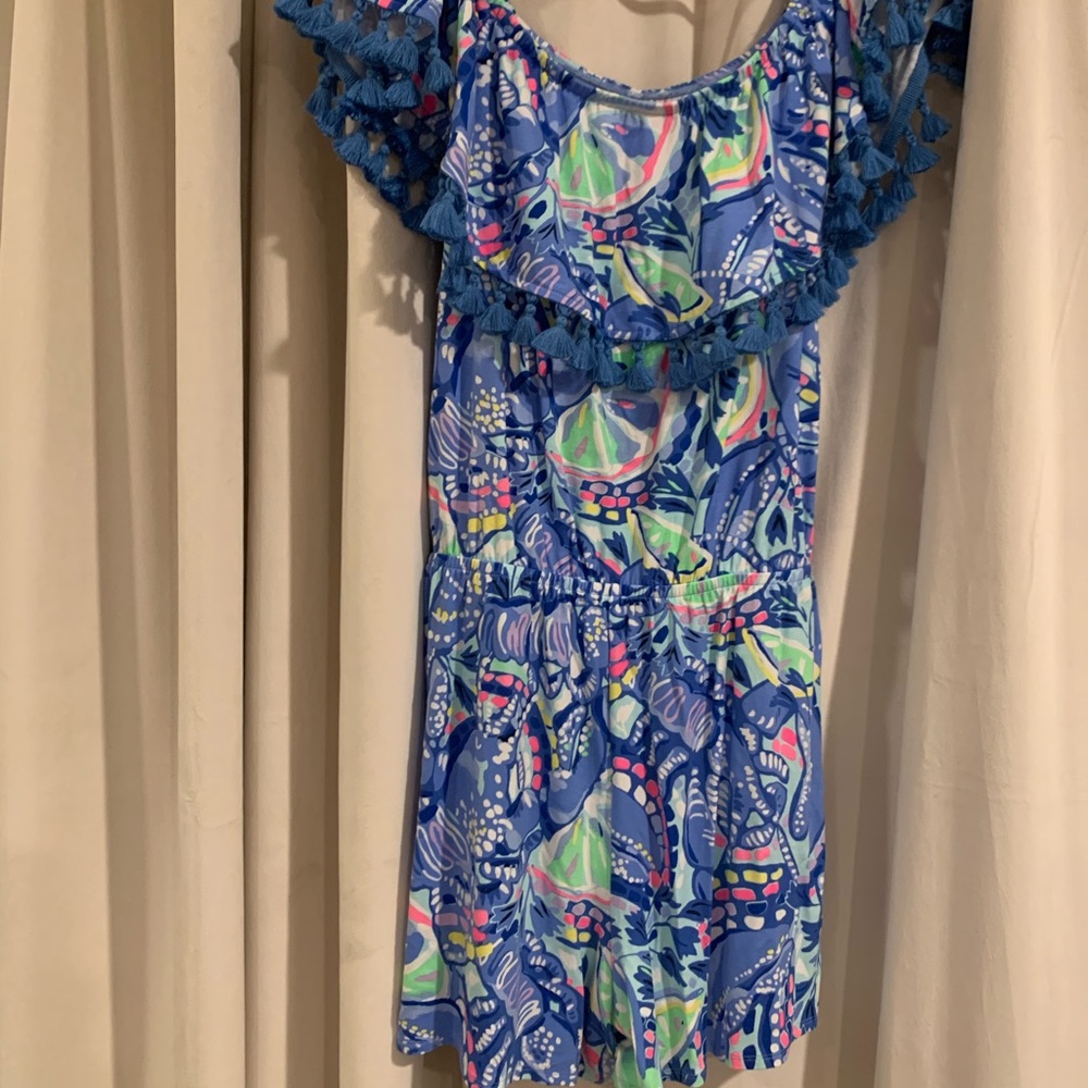 Lilly Pulitzer Off the Shoulder Romper